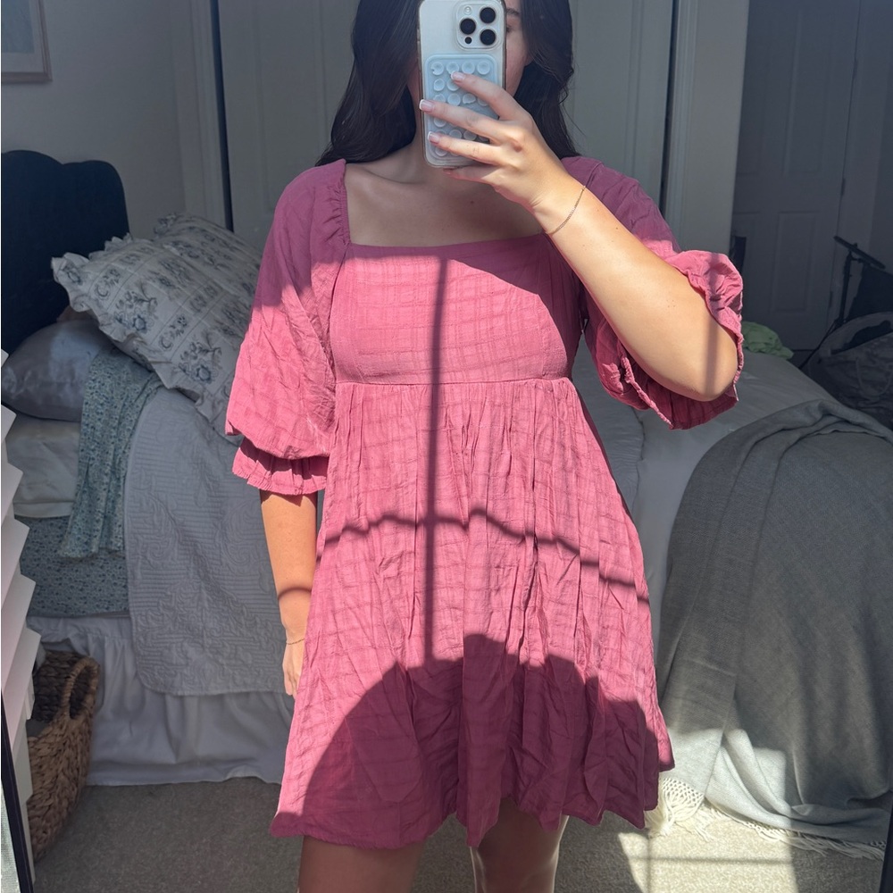 Boutique Pink/Muave Girly Dress!